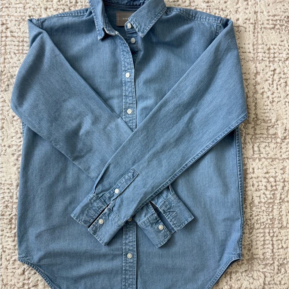 Everlane Blue Denim Shirt